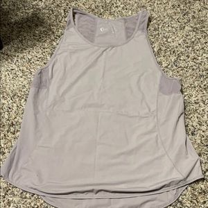 Lilac Panel Mesh Tank